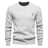 Falkner Strikkemoderne Herrepullover