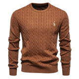 Falkner Strikkemoderne Herrepullover