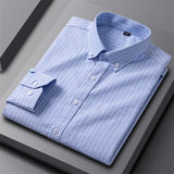 Mannelijke Elegante Oxford Overhemd