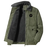 Elegante Corduroy Jas met Fleece