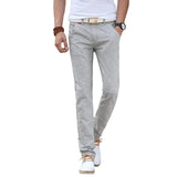 Slim Fit Linnenbroek
