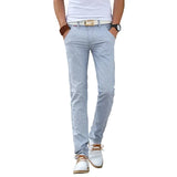 Slim Fit Linnenbroek
