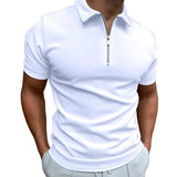 Polo T-shirt met Rits