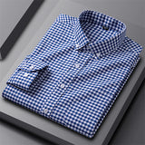 Mannelijke Elegante Oxford Overhemd