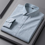 Mannelijke Elegante Oxford Overhemd