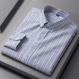Mannelijke Elegante Oxford Overhemd