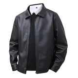 Elegante Leren Bomberjack
