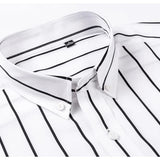 Elegante Patroon Katoenen Overhemd