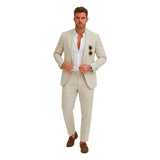 Rafael - Herenformele Lente-/Zomeroutfit van Linnen