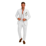 Rafael - Herenformele Lente-/Zomeroutfit van Linnen