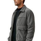 Heren Corduroy Jacket – Grijs