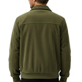 Heren Corduroy Jas – Groene Militaire