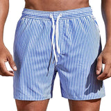 Antoni - Korte zomer shorts met strepen voor mannen