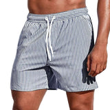 Antoni - Korte zomer shorts met strepen voor mannen