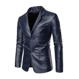 Casual Leren Jas voor Zaken