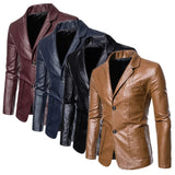 Casual Leren Jas voor Zaken
