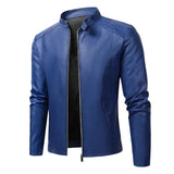 Elegante Heren Leren Bikerjack