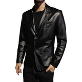 Casual Leren Jas voor Zaken