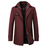 Elegante wollen winterjas